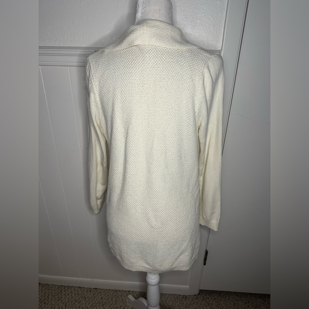 Talbots Cream Women's Cardigan LP - Picture 2 of 5